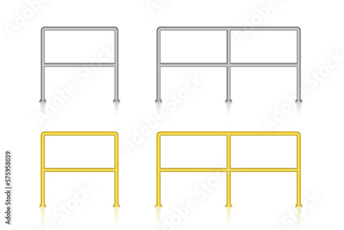 Golden railings, Barrier stainless, Bumper, wrought iron fence.