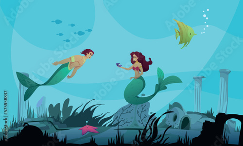 Underwater World Mermaids