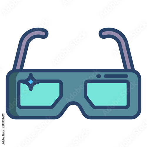 3d glasses icon