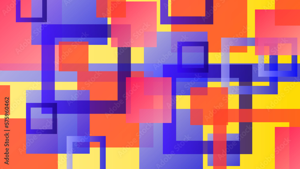 Contemporary Vector Design with Rainbow Spectrum Contemporary Vector Design with Rainbow Spectrum