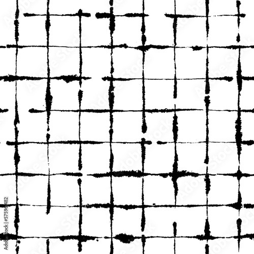 Light Inky Windowpane Pattern on Blotting Paper