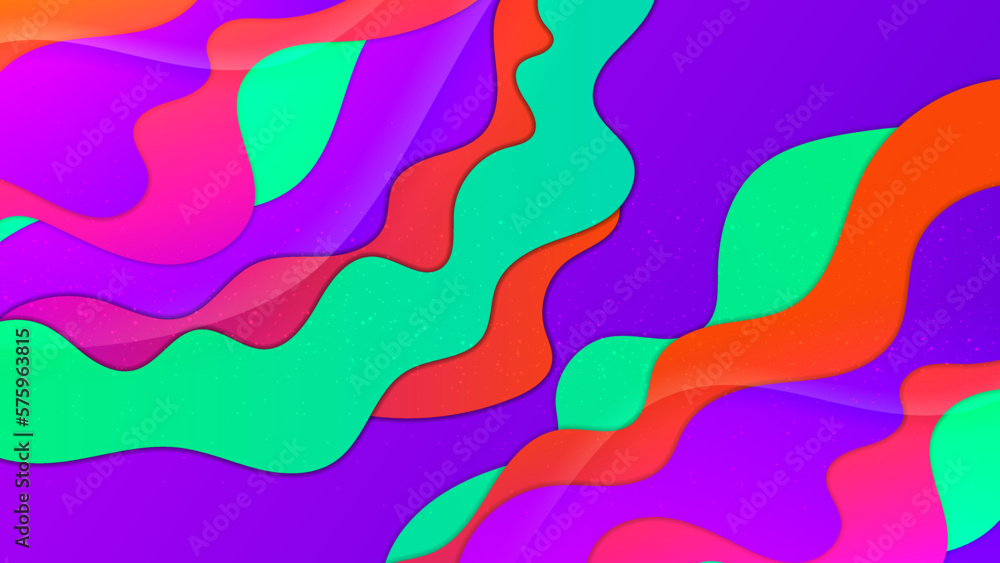 Dynamic and Bold Abstract Background with Twisted Shapes Dynamic and Bold Abstract Background with Twisted Shapes