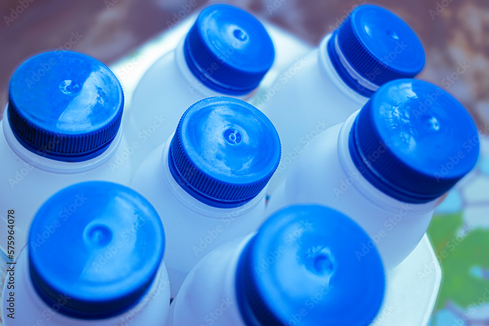 Opaque plastic bottles can take hundreds of years to decompose in the environment Opaque plastic bottles can take hundreds of years to decompose in the environment