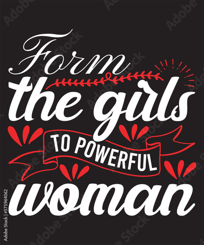 Women's day quote typography, SVG, Print, Vector, or Template Design.
