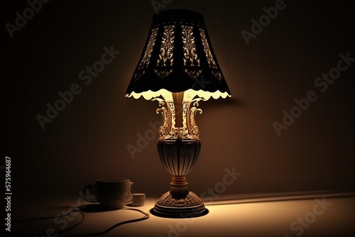 old fashion table lamp