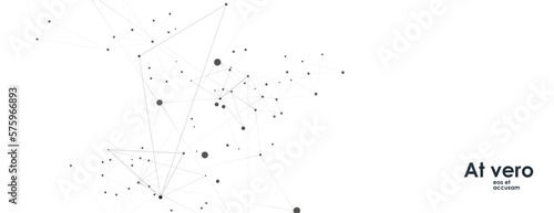 Molecular business concept. Digital vector geometric research. Connection dot and line. Biology structure design