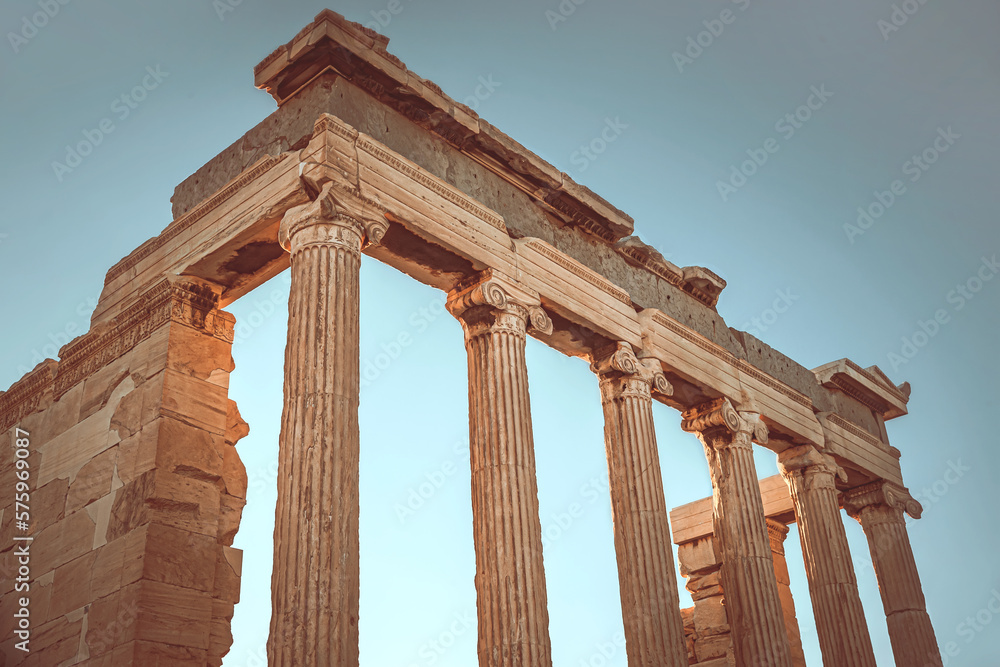 Beautiful Parthenon Ruins in Athens. Greece