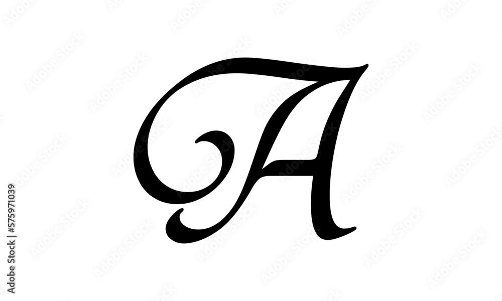Initial letter A logo vector design Initial letter A logo vector design
