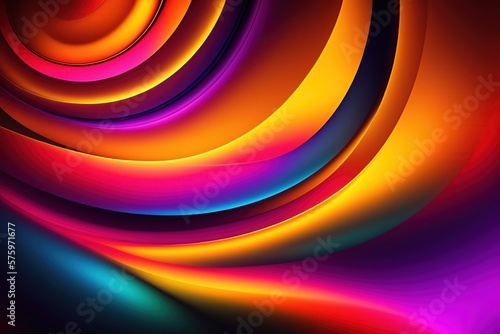 Colorful swirls form a creative composition