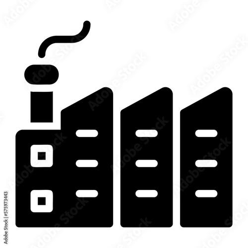 factory glyph icon