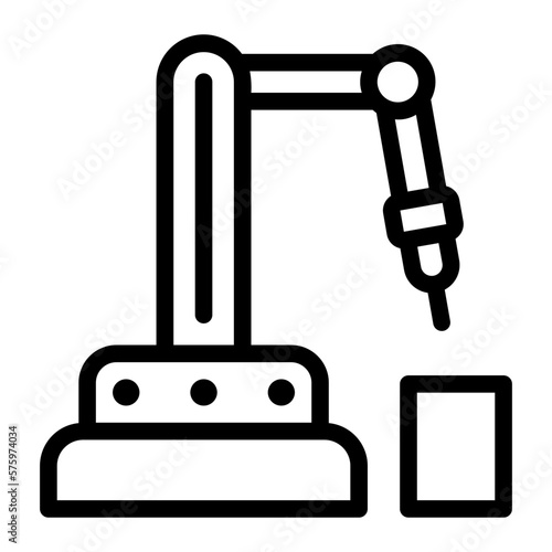 manipulator line icon