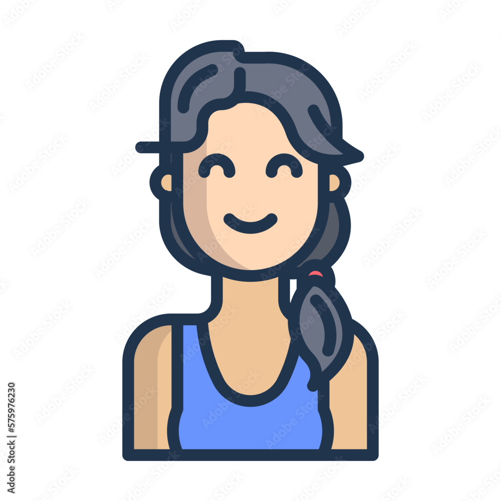 Woman avatar icon