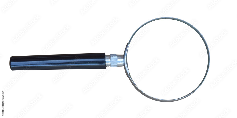Magnifying glass isolated on transparent background png file Magnifying glass isolated on transparent background png file