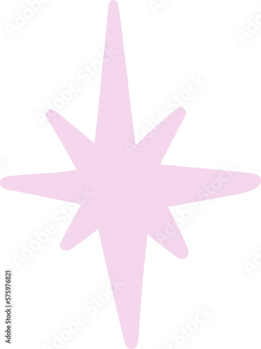 Hand Drawn Octagonal Star