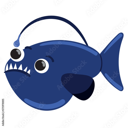 tropical angler fish icon