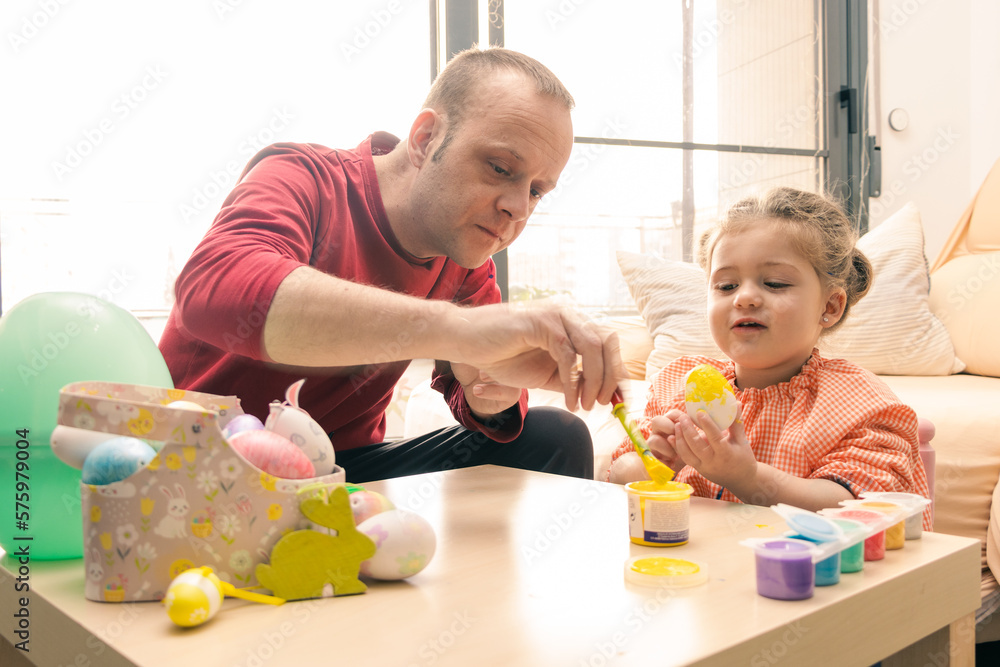 Colorful Easter Eggs with Dad: A Fun Activity for the Whole Family Colorful Easter Eggs with Dad: A Fun Activity for the Whole Family