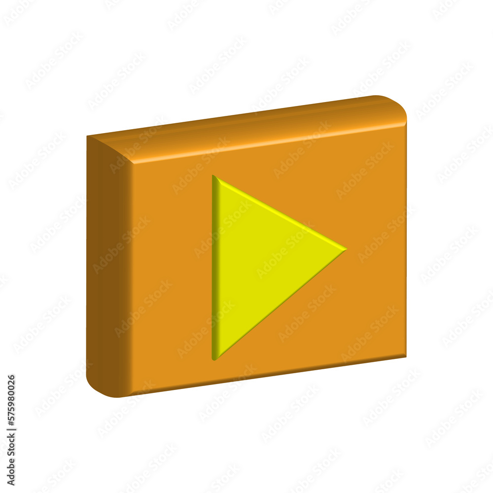 3d play button design 3d play button design