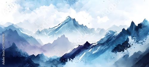 Solid watercolor background