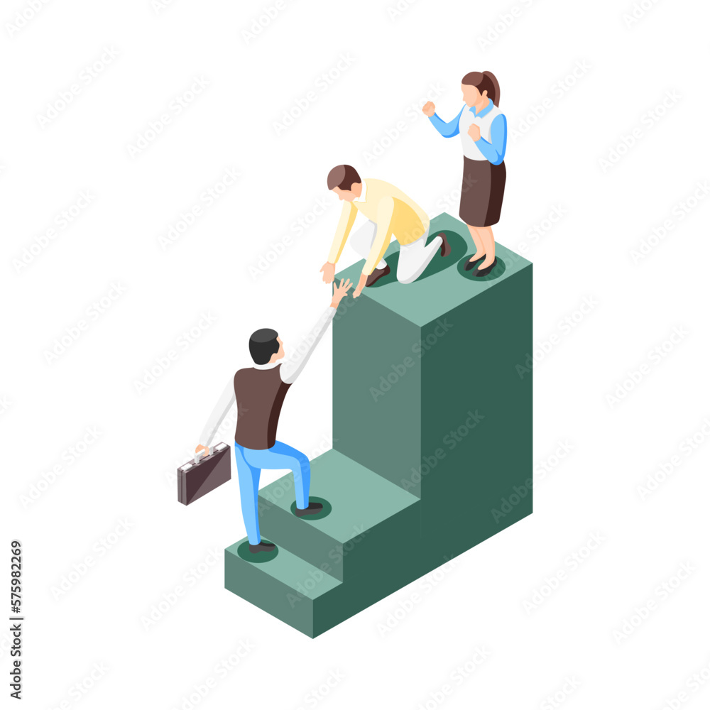 Success Bar Chart Composition Success Bar Chart Composition