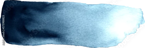 Panel kuchenny z motywem Watercolor indigo splash. Deep blue watercolor background for your design. High quality hand painted watercolor illustration.