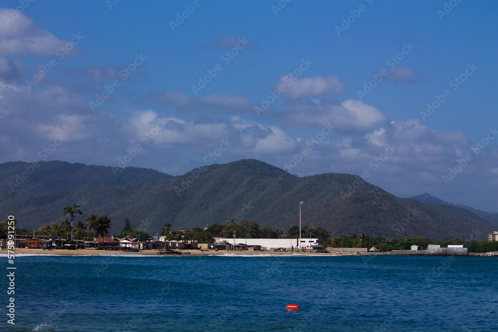 Vacations in the Venezuelan Caribbean, beach on the shores of Puerto Cabello Vacations in the Venezuelan Caribbean, beach on the shores of Puerto Cabello
