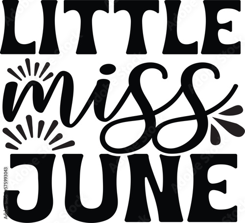 Little miss  june SVG