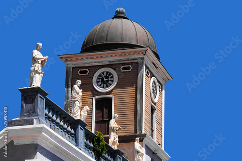 Venezuelan Caribbean architecture, colonial houses in the historic center of Puerto Cabello.