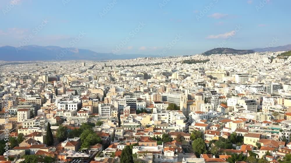 Panorama of Athens from a High Point Panorama of Athens from a High Point