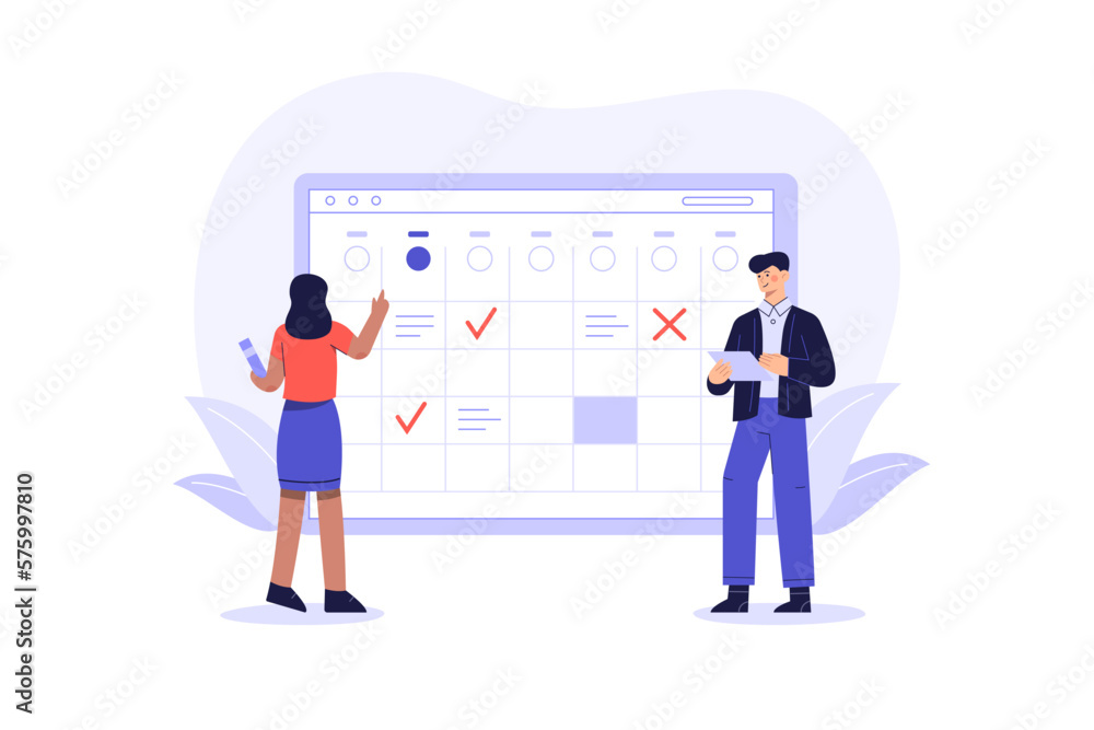 Agents are working on schedules, plans and deadlines for business projects through a planning program. Agents are working on schedules, plans and deadlines for business projects through a planning program.