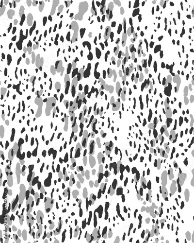hand drawn sand tone leopard skin seamless Print pattern abstract repeat textile background