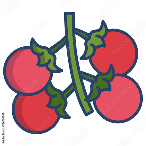 Cherry tomatos icon