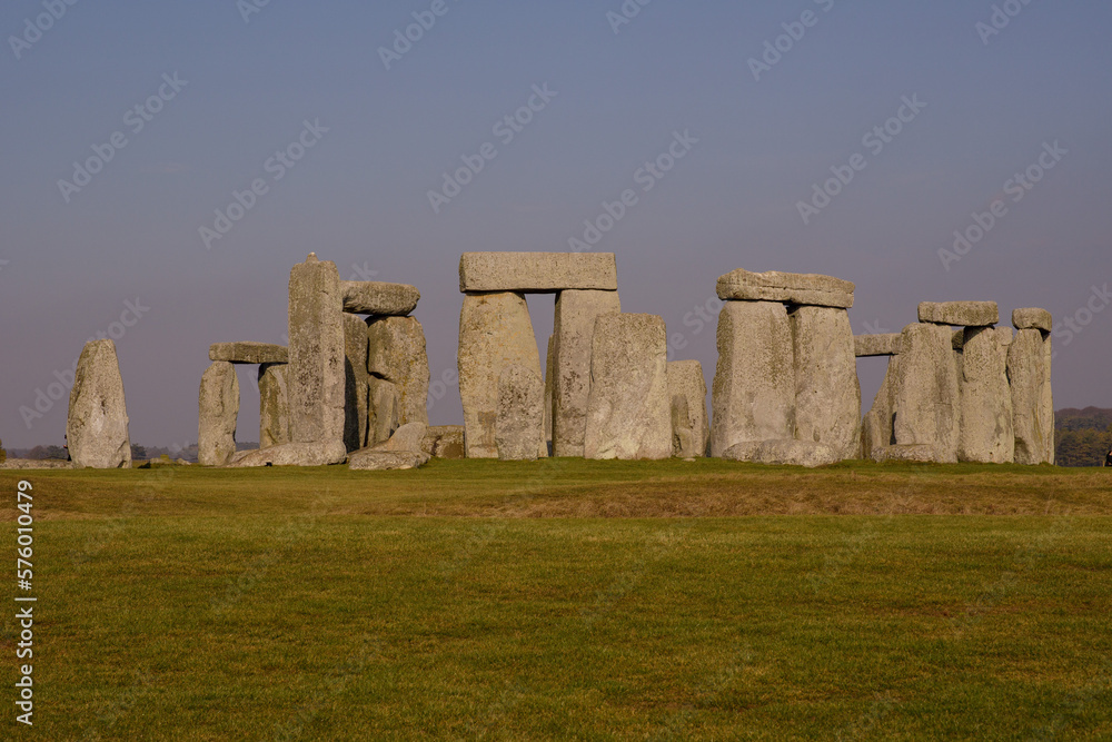 Naklejka premium Stonehenge with Blue Sky UK
