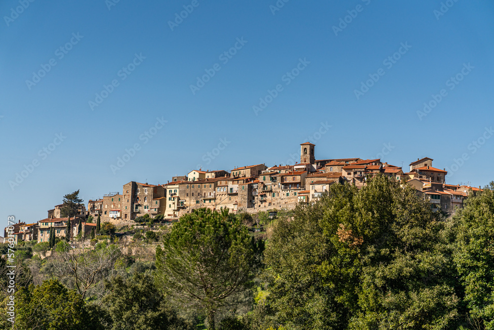 view of the town Scarlino Scale
