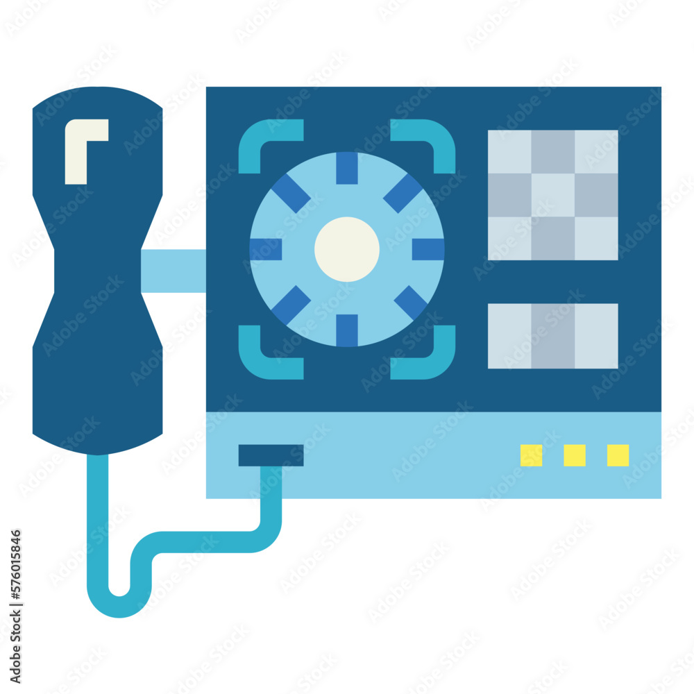 telephone flat icon style