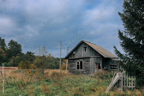 old wooden house