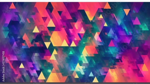 abstract colorful background - generative ai illustration