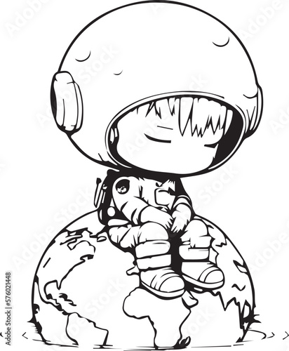 Astronauta triste