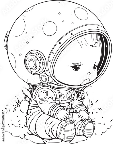 Astronauta triste