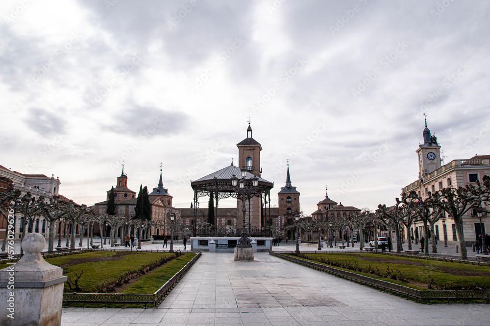 Plaza de Cervantes, Alcalá de Henares, Madrid.
