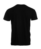 Mannequin with black men's t-shirt isolated on white. Mockup for design
