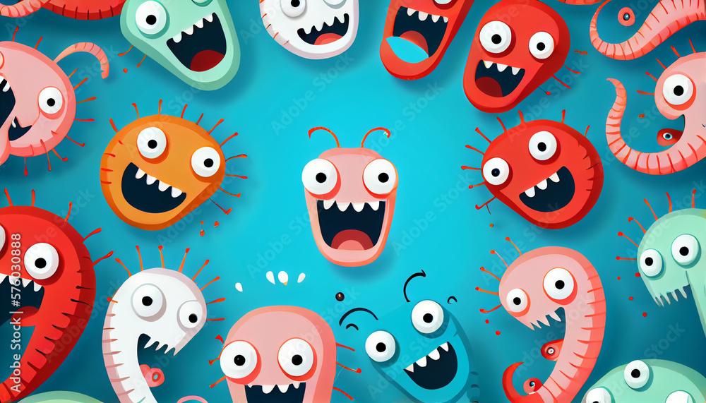 seamless pattern with monsters seamless pattern with monsters
