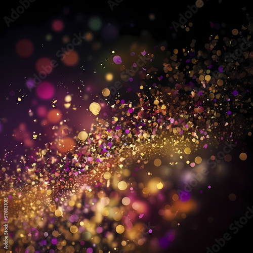 Party Glitter Background. Generative AI