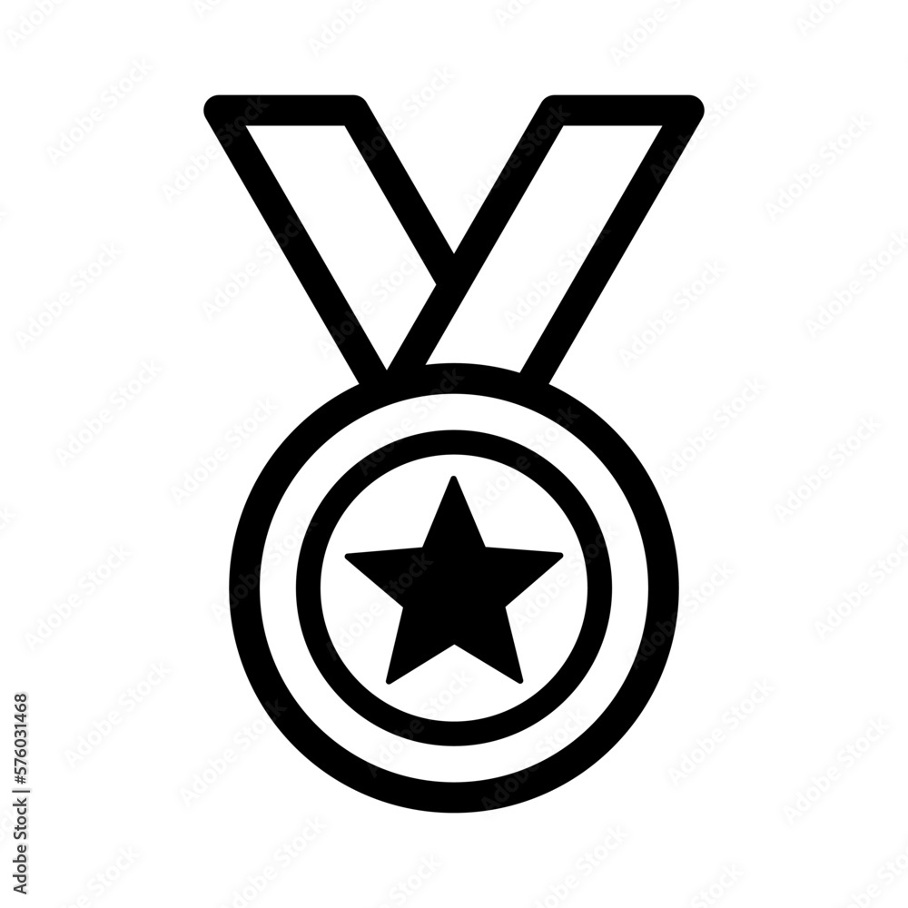 medal icon vector logo template, winner icon medal icon vector logo template, winner icon