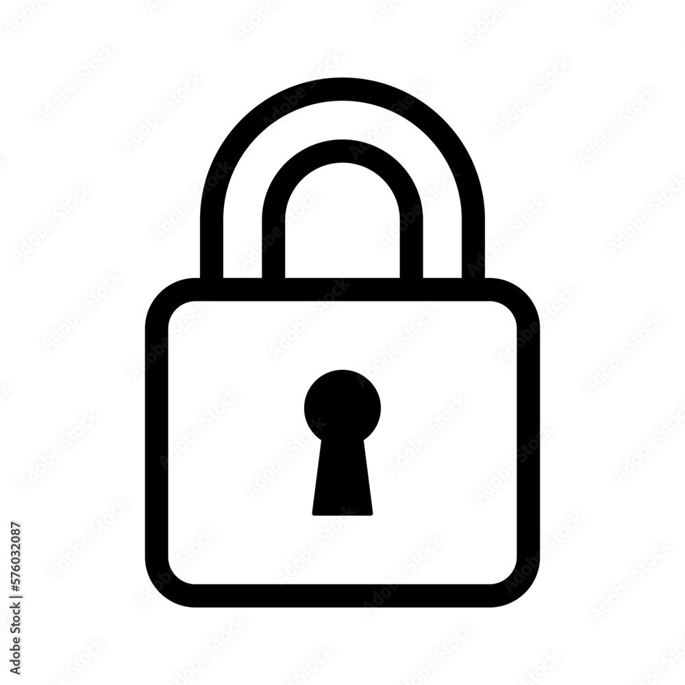 padlock icon vector logo template, secure icon padlock icon vector logo template, secure icon