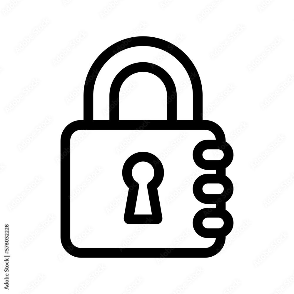 padlock icon vector logo template, secure icon padlock icon vector logo template, secure icon