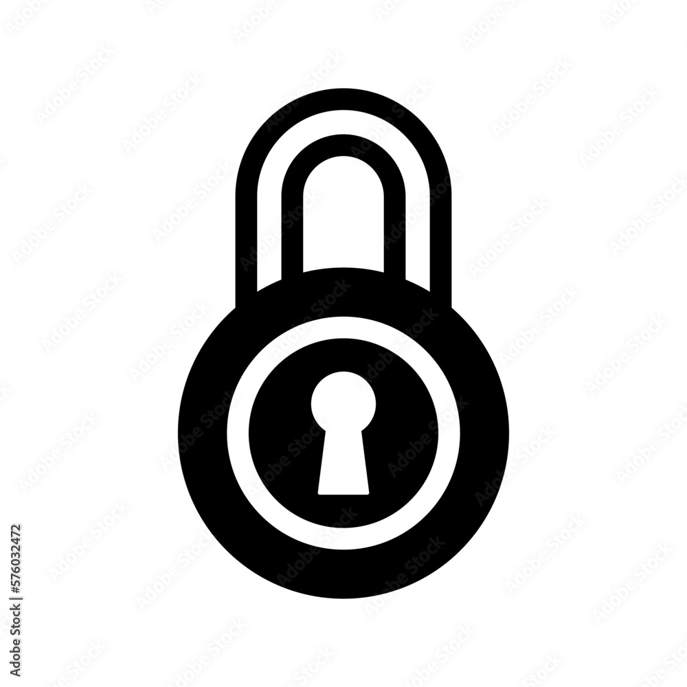padlock icon vector logo template, secure icon padlock icon vector logo template, secure icon