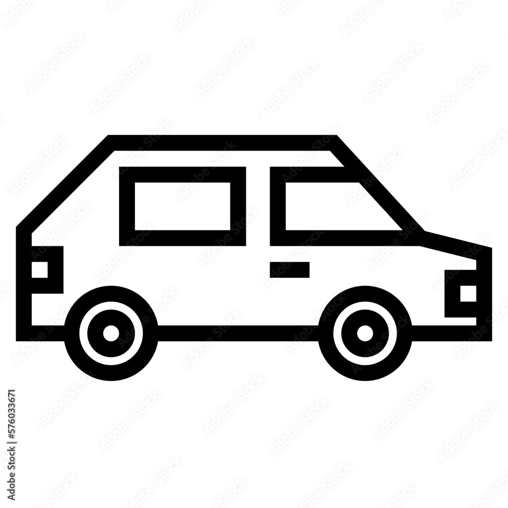 car line icon style
