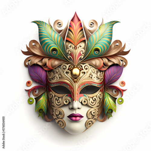 carnival mask. Generative AI © premiumdesign