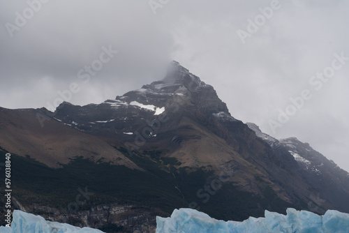 Perito Moreno Glacier, El Calafate, Argentina on January 25, 2023: here one of the South American glaciers.