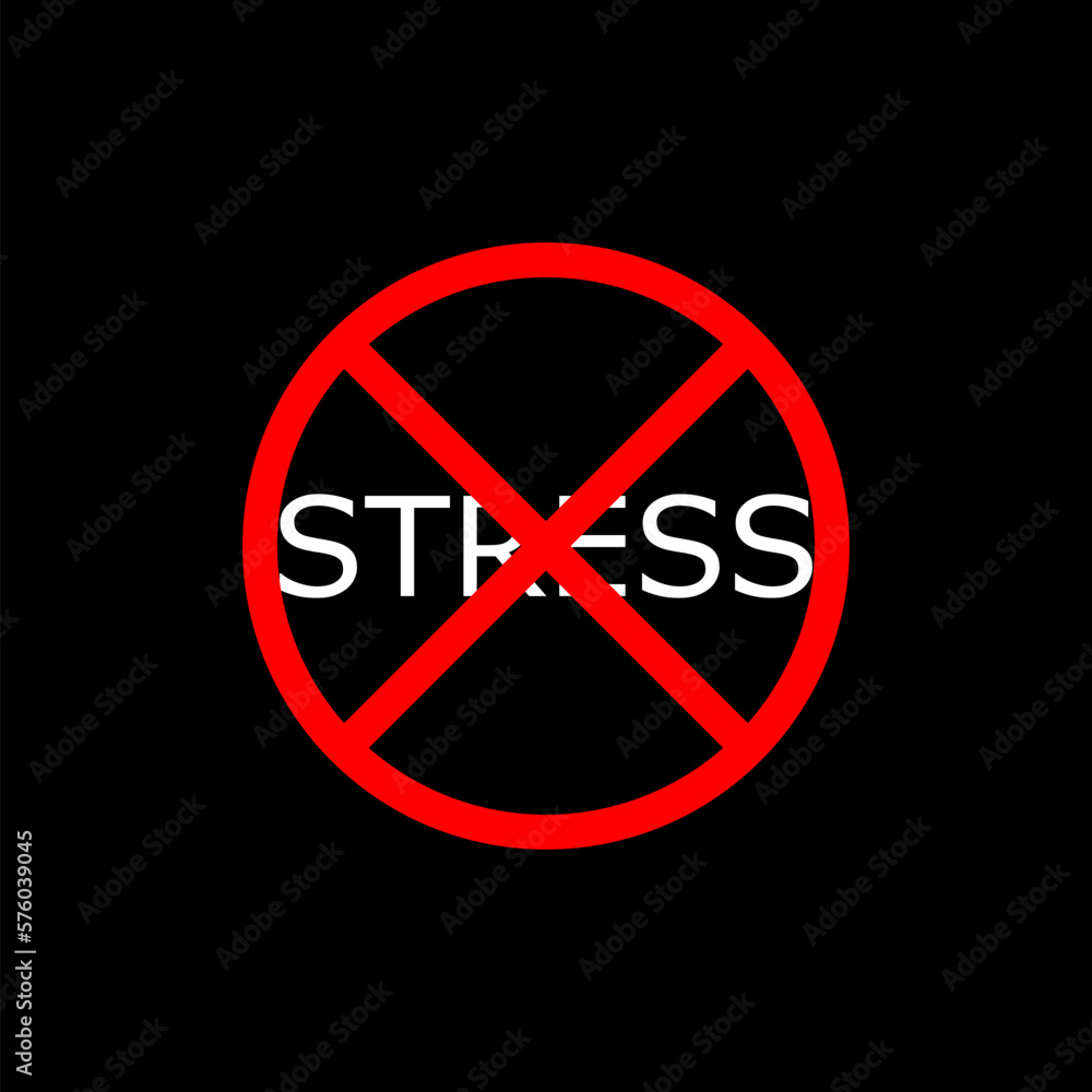 Stress, Creative Mind,Mental Power icon isolated on black background. Stress, Creative Mind,Mental Power icon isolated on black background.